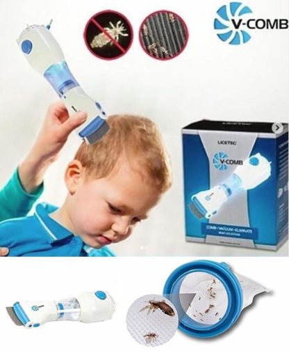 V-Comb Електричен чешел за вошки и гниди - Image 4